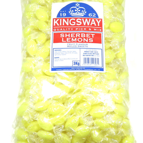 » Bulk Kingsway Sherbet Lemons 3kg