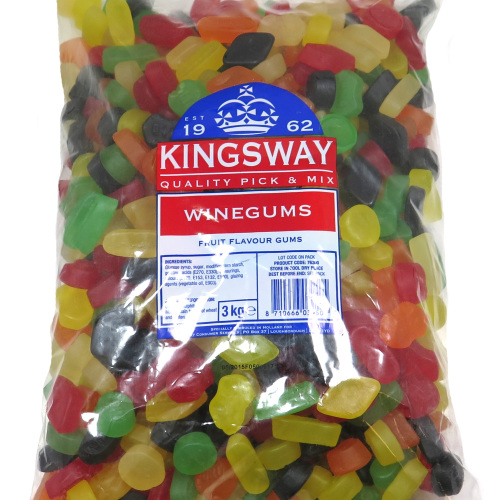» Bulk Kingsway Wine Gums 3kg