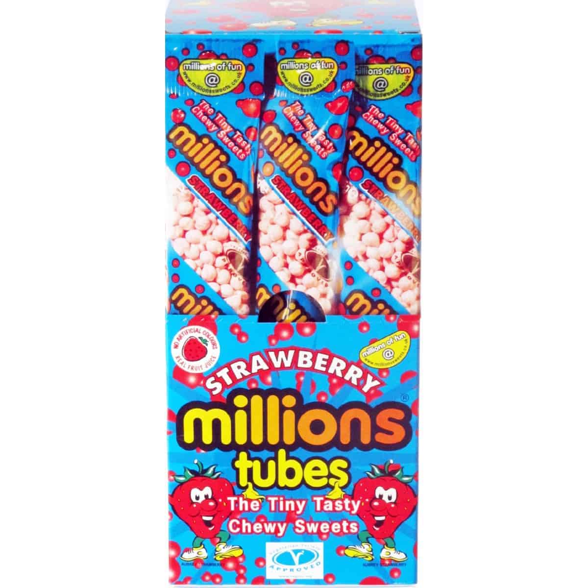 » Millions Tubes Strawberry 12 x 65g
