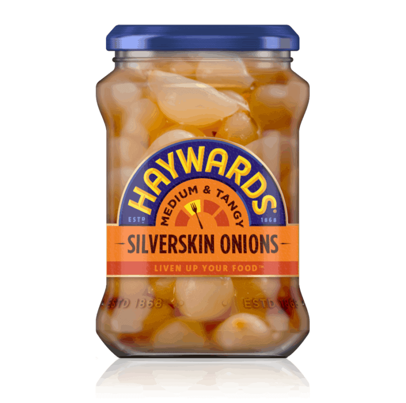 » Haywards Medium and Tangy Silverskin Onions 6 x 400g