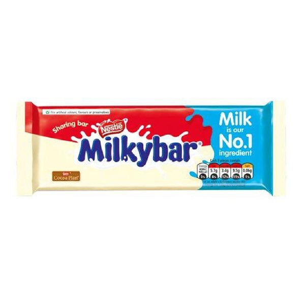 milkybar white block