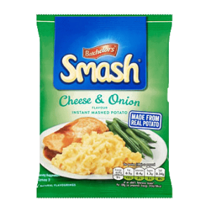 Smashed Potatoes Cheese & Onion 9x107g