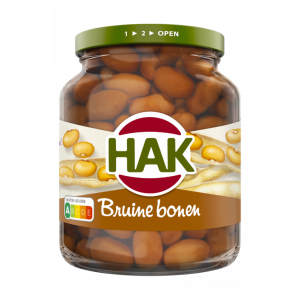 HAK Brown Beans (Bruine Bonen) 12 x 370 ml