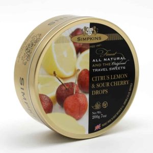 Simpkins Drops Citrus Lemon/Sour Cherry 6x200g