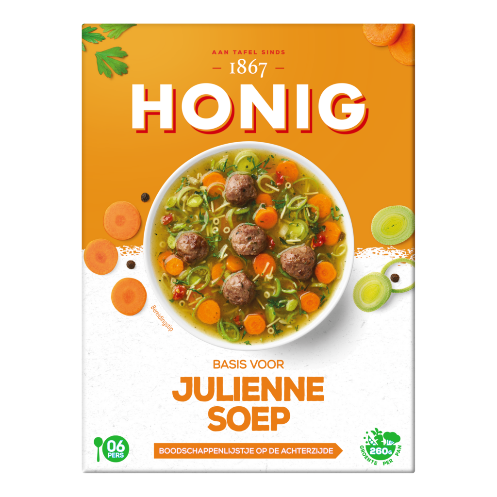 Honig Soup Mix Julienne (Juliennesoep) 12 Count Williams