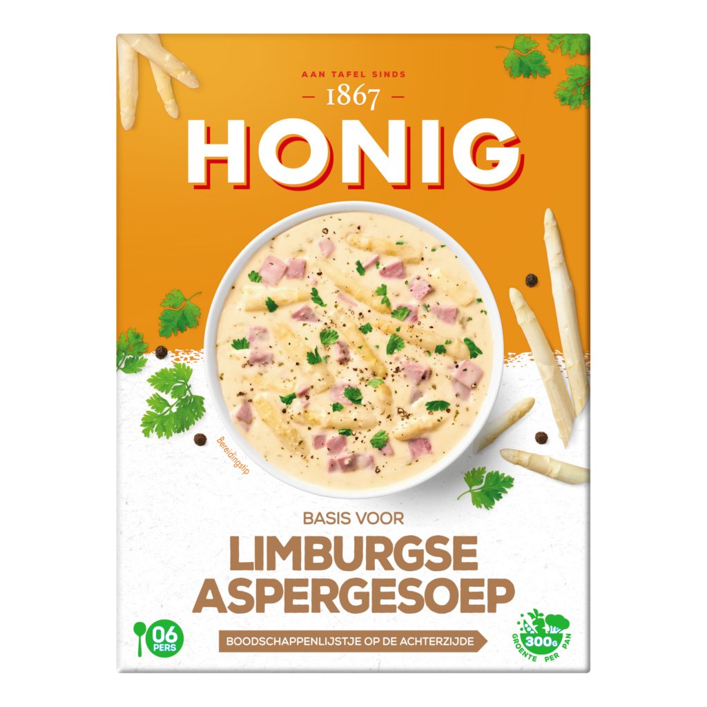 Honig Limberg Asparagus Soup Mix (Limburgse aspergesoep) 12 Count