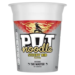 Pot Noodle Sticky Rib 12x90g