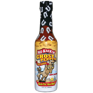 Ass Kickin' Ghost Pepper Hot Sauce 12x5oz
