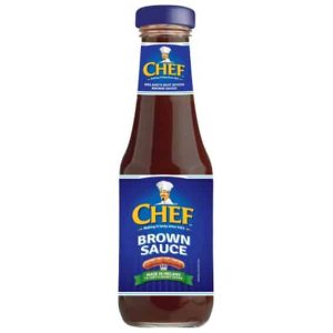Chef Brown Sauce Glass Bottle 12x330g