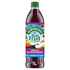 Robinsons Fruit Squash Apple/Blackcurrant 12x1Ltr.