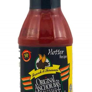 Bottle of Anchor Bar Hotter Wing Sauce