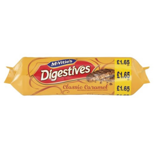 UK - McVities Digestive Caramels 12x250g