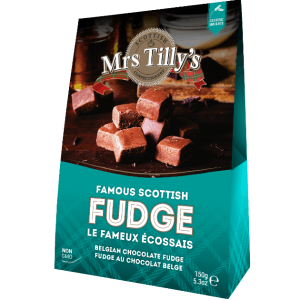 Mrs Tillys Belgian Chocolate Fudge 6x150g