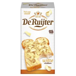 De Ruijter White Chocolate Flakes 14 x 300g