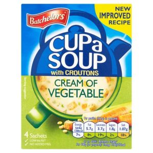 Batchelors Cup A Soup Cream of Vegetable 9x3pkx90g