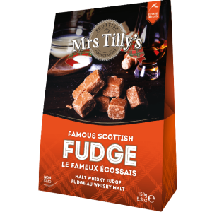 Mrs Tillys Malt Whisky Fudge 6x150g
