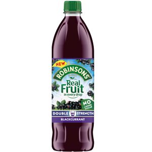 Robinsons Real Fruit Double Concentrated NAS Blackcurrant 12x1L