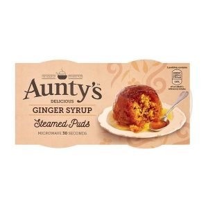 Auntys Pudding Ginger Steamed 6 x 2x95g