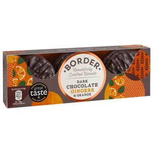 Border Dark Chocolate Ginger & Orange 14x150g