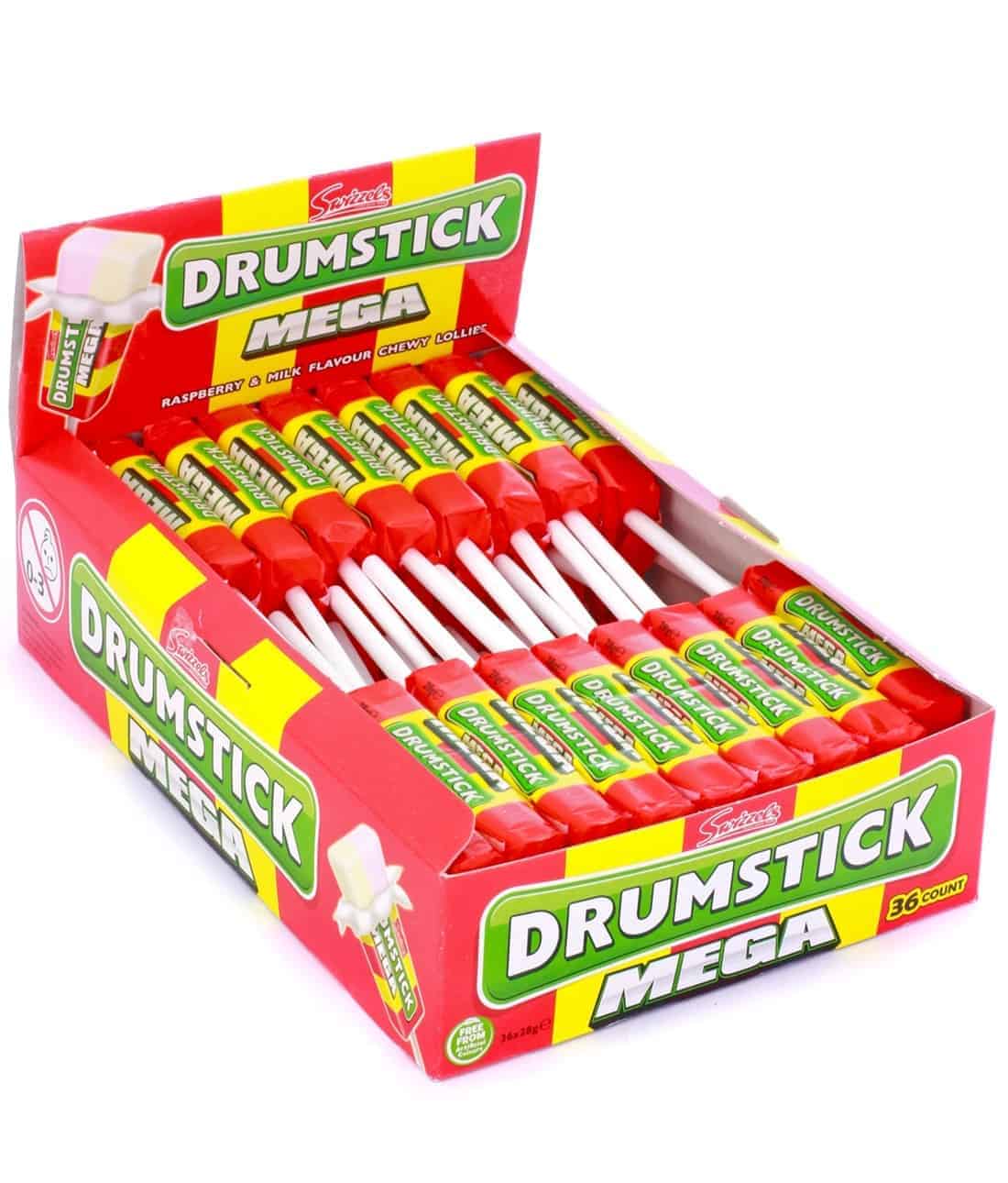 Swizzels Mega Drumstick Lolly x36 - Morgan Williams International Inc.