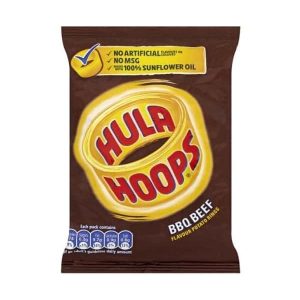 Hula Hoops BBQ Beef 32x34g