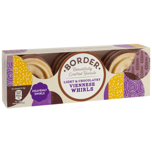 Border Chocolate Viennese Whirls 12x150g