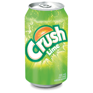 Crush Lime Soda Can 24x355ml