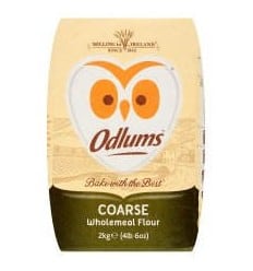 Odlums Coarse Wholemeal Flour 8x2kg