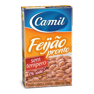 Camil RTE Pinto Beans / Feijao Carioca Pronto 18 x 490g