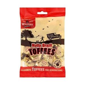 Walkers Toffee Bags Nutty Brazil 12x150g