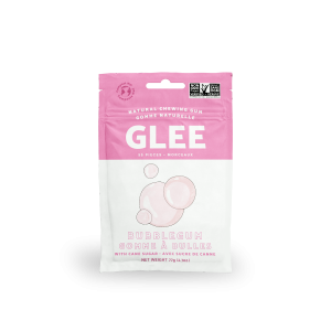 Glee Gum Bubblegum Cane Sugar Sweetened Bag 6 x 55 pcs