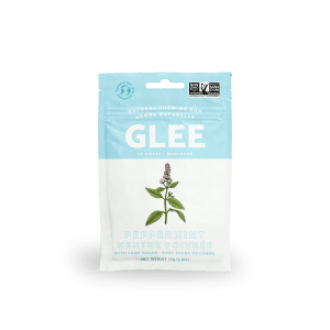 Glee Gum Peppermint Cane Sugar Sweetened Bag 6 x 55 pcs