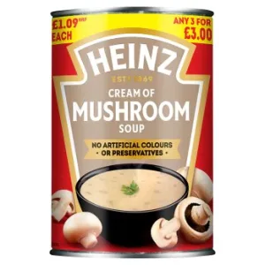Heinz Soup Cream of Mushroom 12x400g