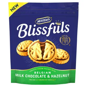 McVities Blissfuls Chocolate & Hazelnut 6x228g