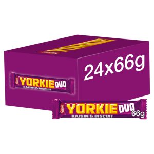 Nestle Yorkie Raisin & Biscuit Duo 24x66g