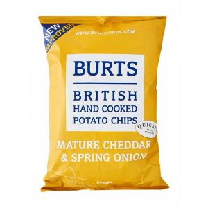 Burt's Cheddar & Spring Onion Crisps 10x150g