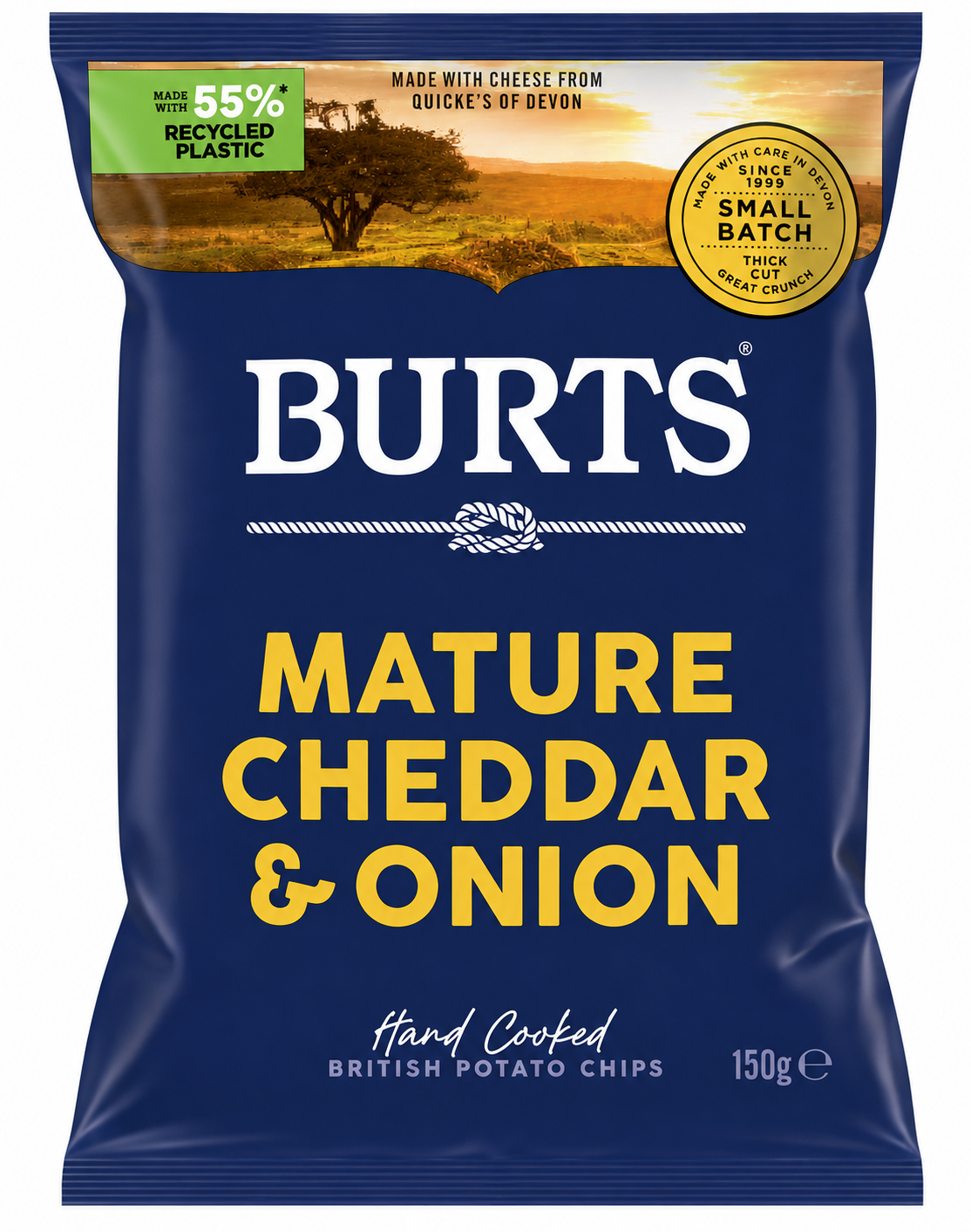 Burt's Cheddar & Spring Onion Crisps 10x150g
