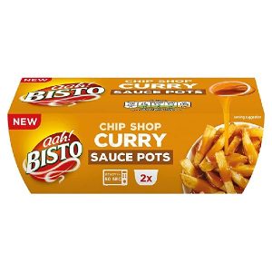 Bisto Chip Shop Curry Pots Microwave Ready 6x2x90g