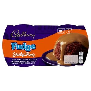 Cadbury Fudge Sponge Pudding Twin Pack 4x2x95g