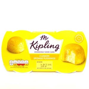 Mr Kipling Lemon Sponge Puddings Twin Pk 4x2x108g