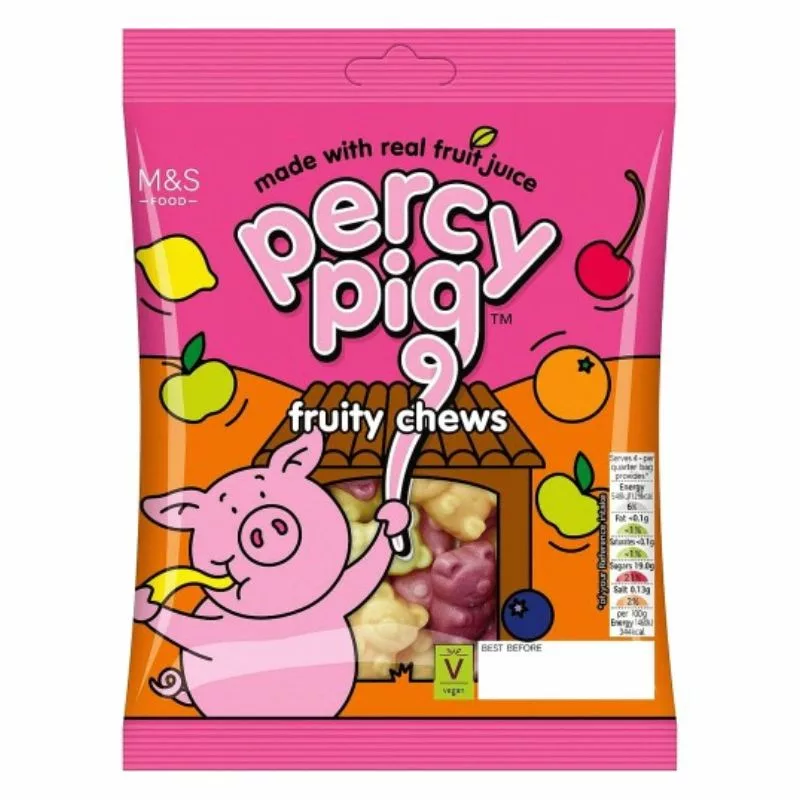 M S Percy Fruity Chews 20x150g Morgan Williams International Inc 