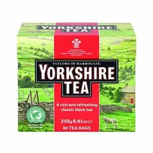 Taylors Yorkshire Tea Bags Red 80's 5x250's