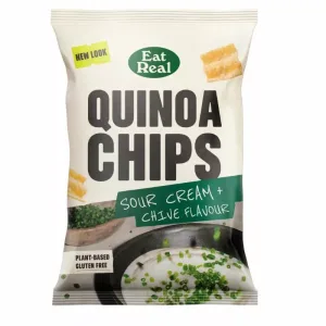 Eat Real Quinoa Chips Sour Cream & Chive 10x90g