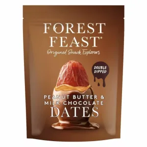 Forest Feast Peanut Butter & Milk Chocolate Dates 6x140g