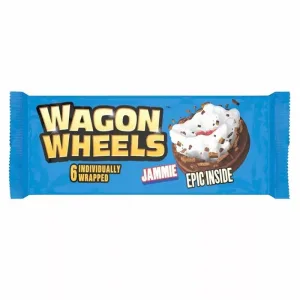 Burtons Wagon Wheels Jammie 6pk pm 16x229g
