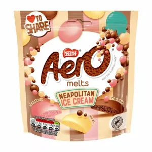 Nestle Aero Melts Neapolitan Ice Cream Pouch 8x86g