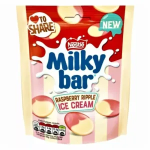 Nestle Milkybar Buttons Raspberry Ripple Ice Cream 11x86g