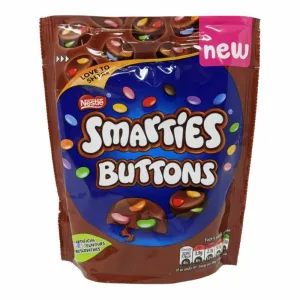 Smarties Buttons Pouch Bag 11x90g