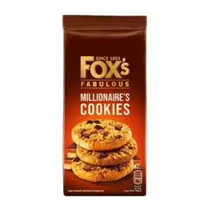 Fox's Chunkie Cookies Millionaires Limited Edition 8x180g (For a limited time only)