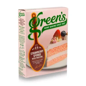 Greens Strawberry Cake w/ Frosting 6x381g
